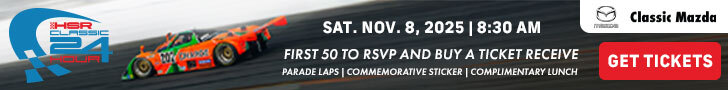 mazda racing in daytona beach florida on november 8