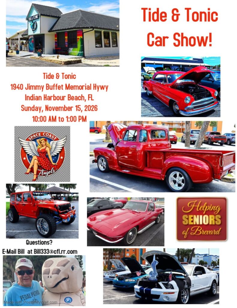 car show in indian harbour beach florida on november 15