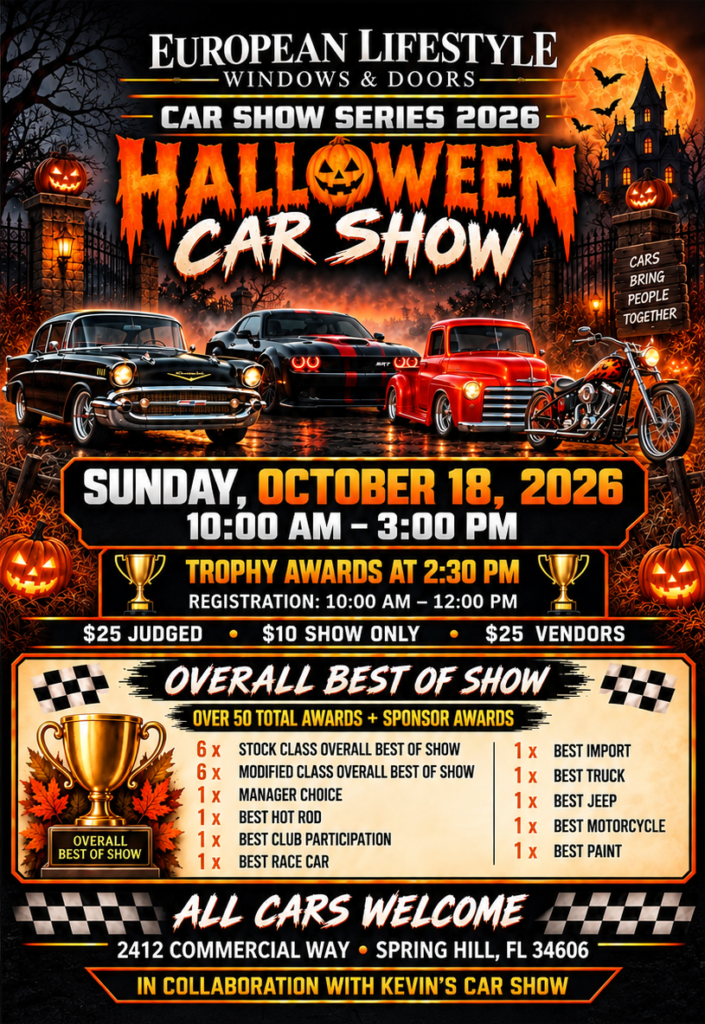 car show in spring hill florida on october 18