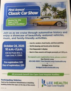 car show in cape coral florida on october 24