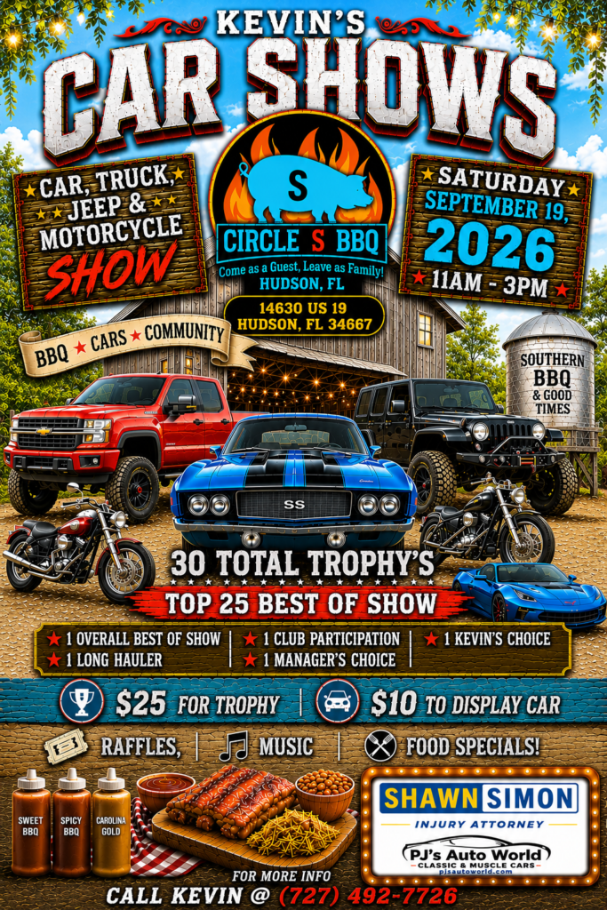 car show in hudson florida on september 19