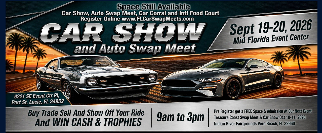 car show in vero beach florida on october 10 11