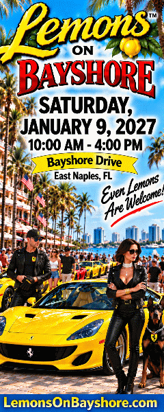 car show in naples florida on january 9