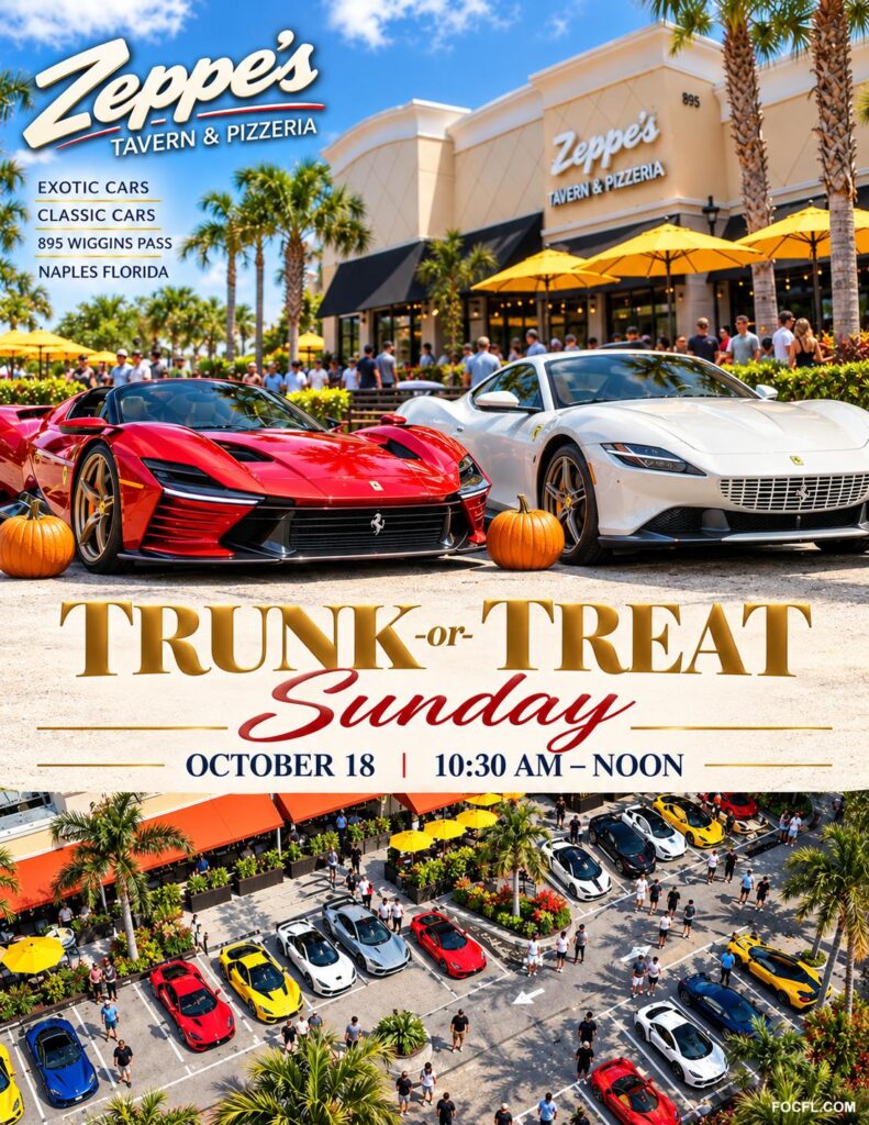 car show in naples florida on october 18