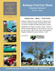 ford car show in fort myers florida on february 6