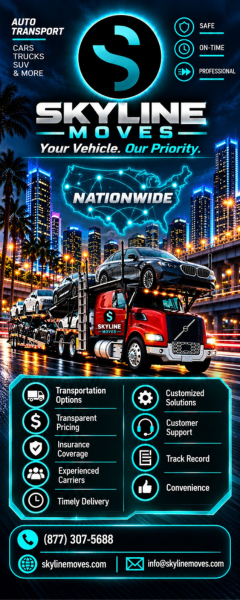 Skyline Moves Auto Tranportation