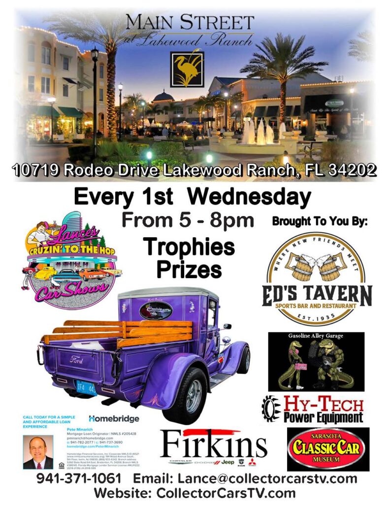 car show in lakewood ranch flroida on wednesdays