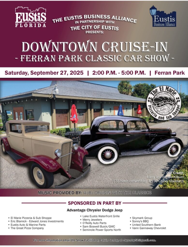 car show in eustis florida on september 27