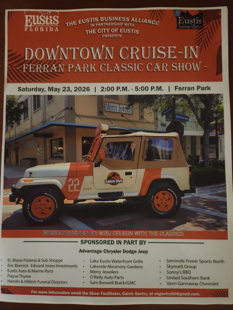 car show in eustis florida on may 23