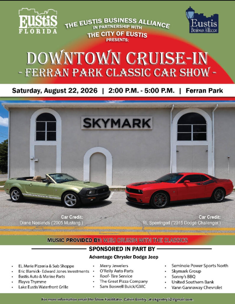 car show in eustis florida on august 22