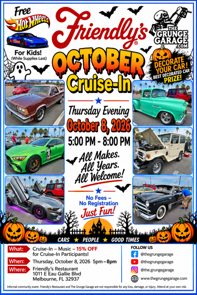 car show in indianlantic florida on october 8