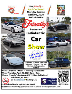 car show in indianlantic florida on april 9