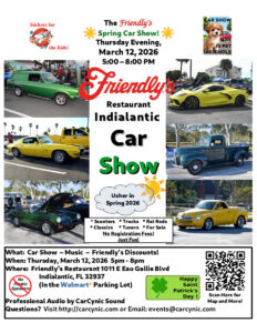 car show in indianlantic florida on march 12