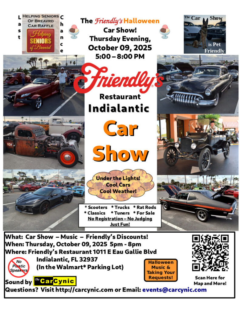 car show in indianlantic florida on october 9
