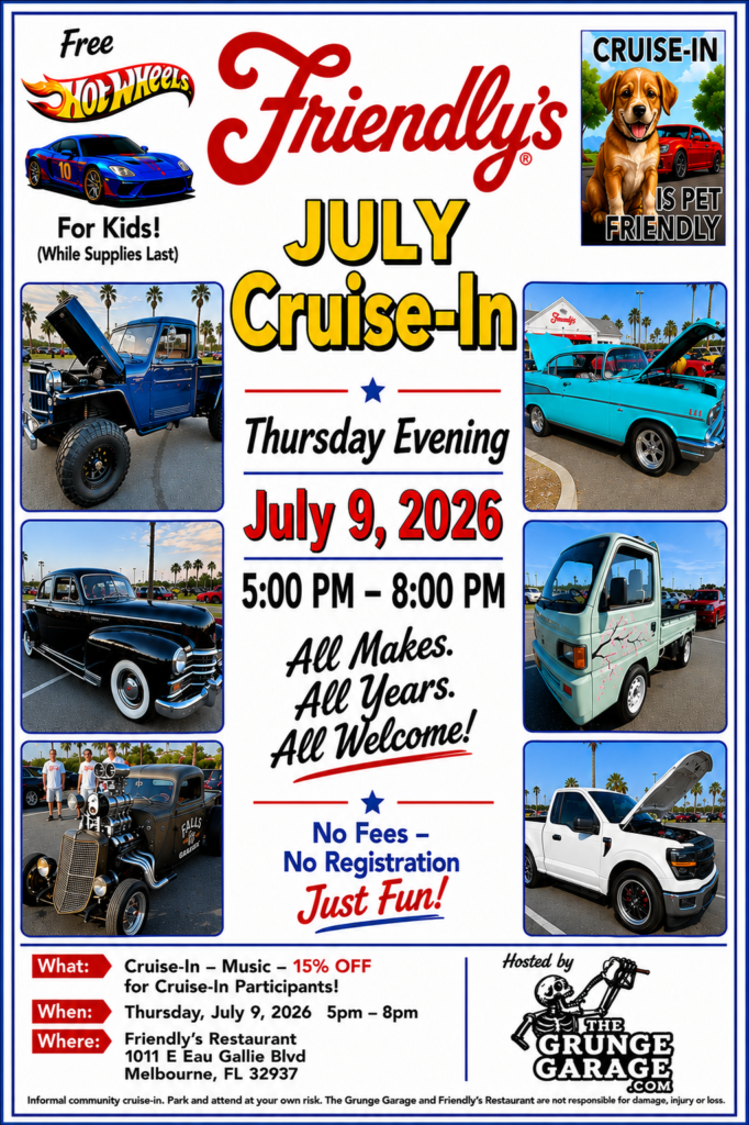 car show in indianlantic florida on july 9