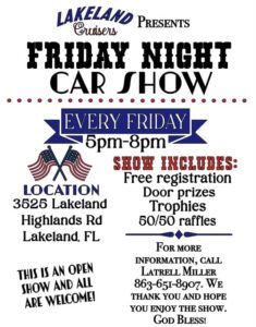 car show in lakeland florida on friday