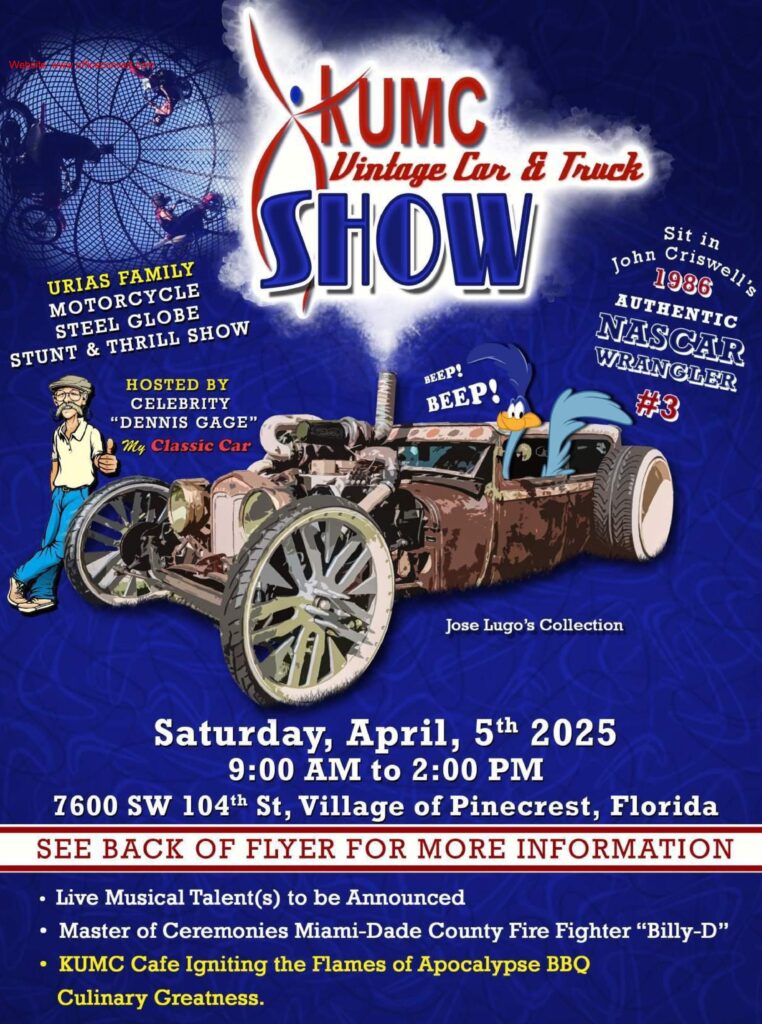 car show in pinecrest florida on april 5