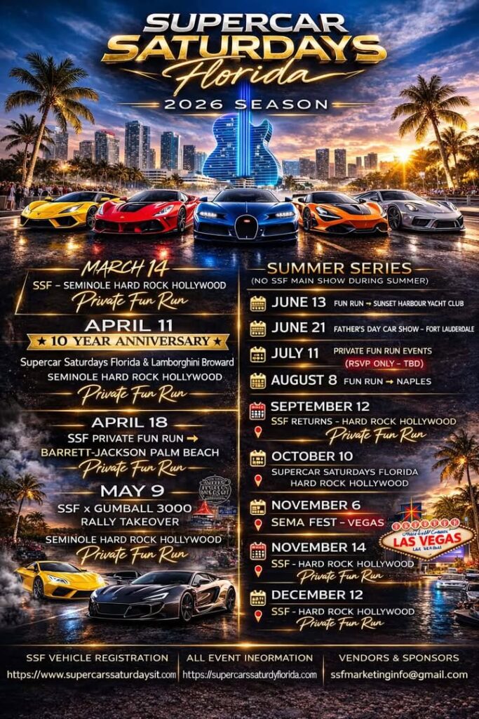 car show in hollywood florida