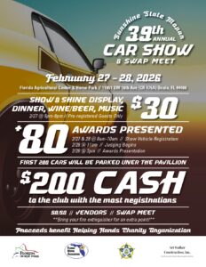 mopar car show in ocala florida on february 27 28