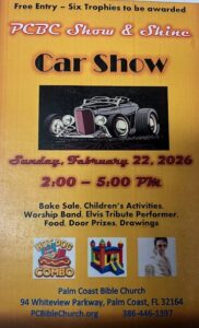 car show in palm coast florida on february 22