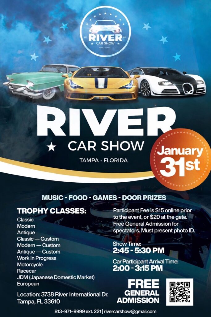 car show in tampa florida on january 31