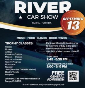 car show in tampa florida on september 13