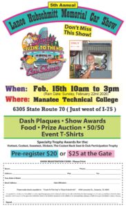 car show in bradenton florida on february 15