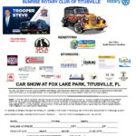 car show in titusville floirda on april 12