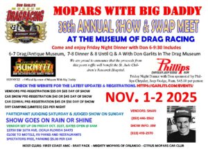 mopar car show in ocala florida on november 1 2