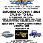 car show in fort pierce florida on october 4