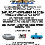 car show in fort pierce florida on november 14