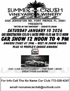 car show in fort pierce florida on january 10