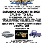 car show in fort pierce florida on october 18