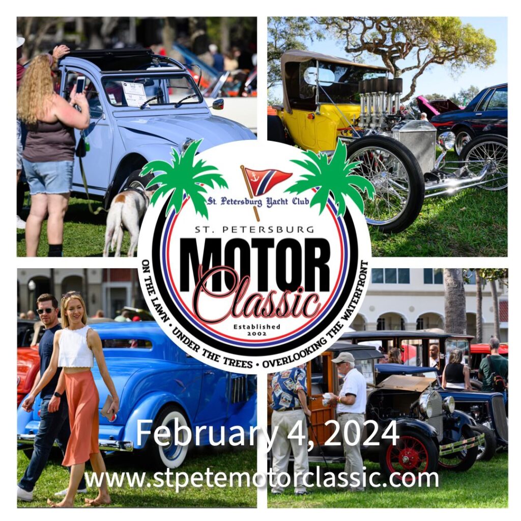 car show in st petersburg florida on february 4