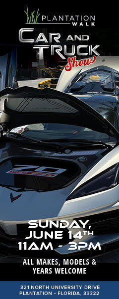 car show in plantation florida on june 14