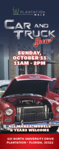 car show in plantation florida on october 11