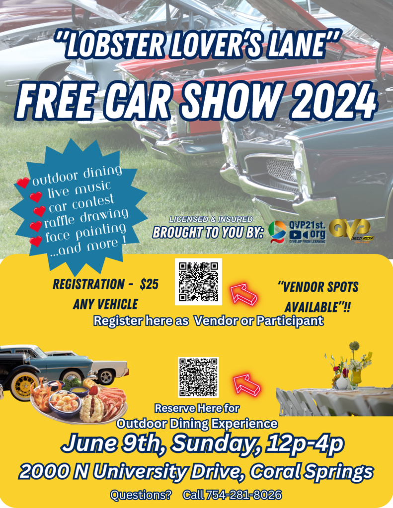 car show in coral springs florida on june 9