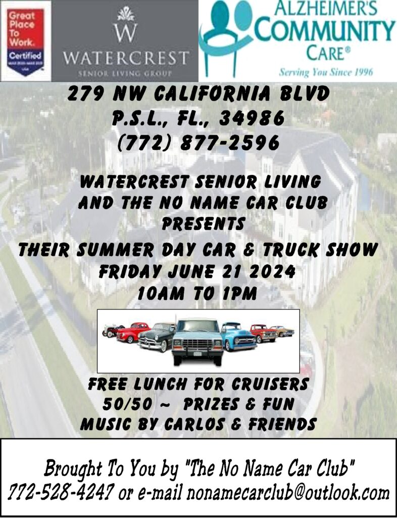 car show in port st lucie florida on june 21