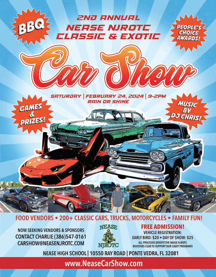 2nd Annual Nease NJROTC Classic Car Show | FLA Car Shows