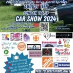 car show in coral springs florida on august 11