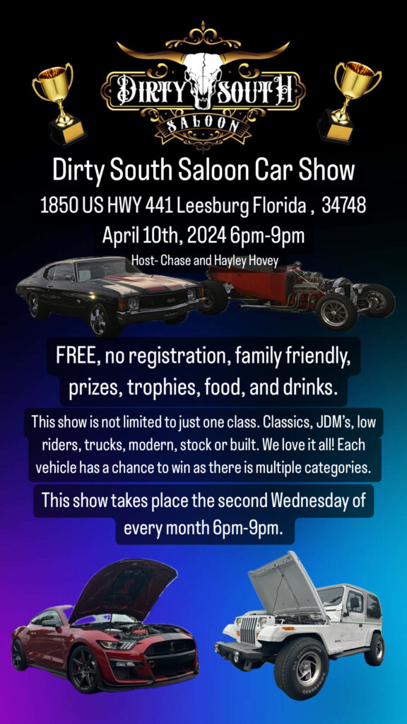 car show in leesburg florida on april 10