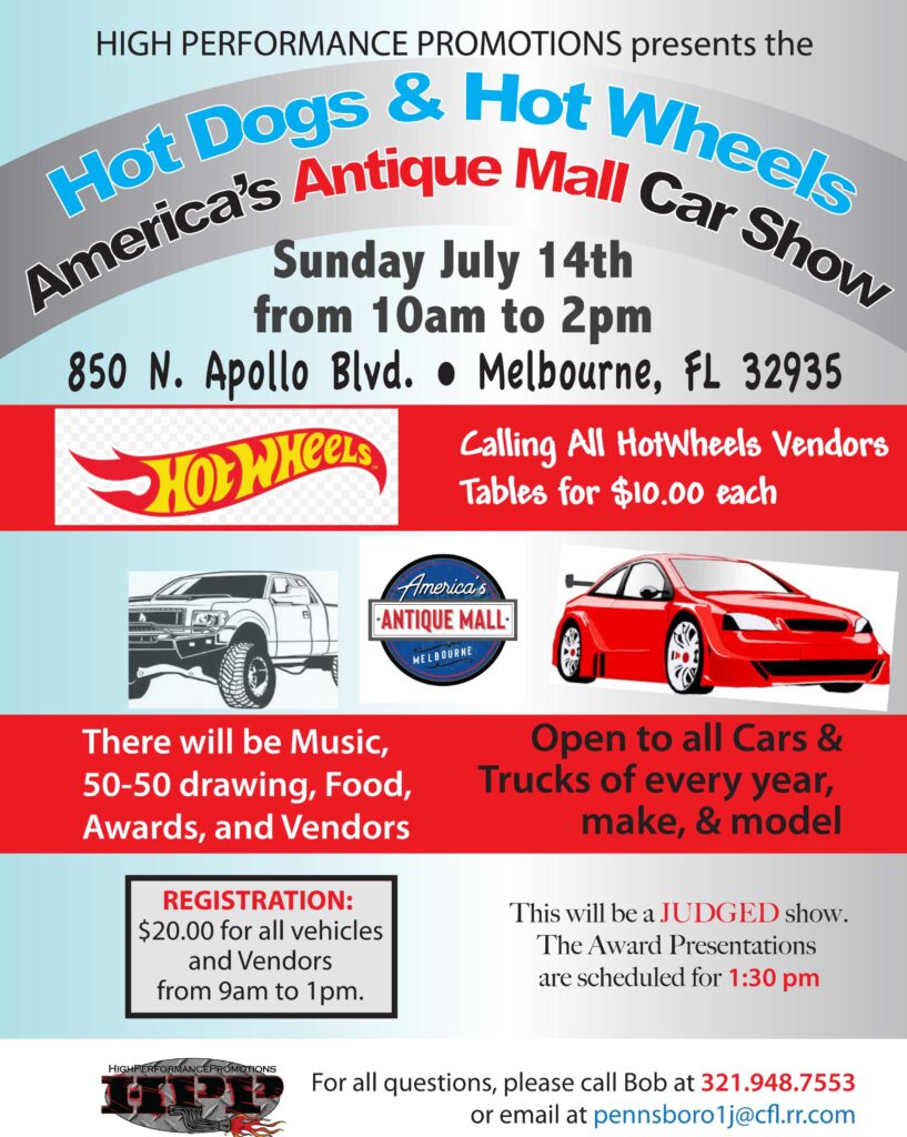 car show in melbourne florida on july 14