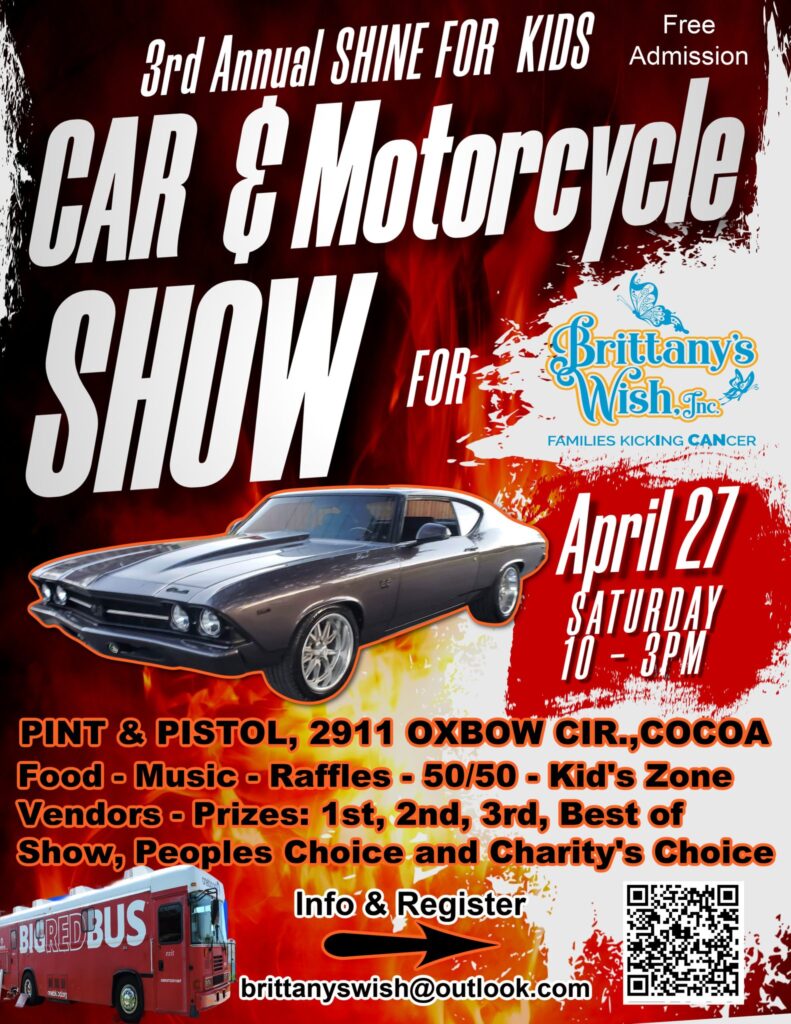 car show in cocoa florida on april 27