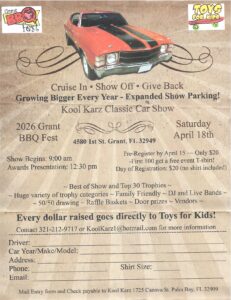 car show in grant florida on april 18