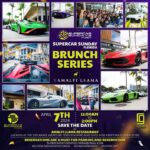 supercar show in aventura florida on april 7