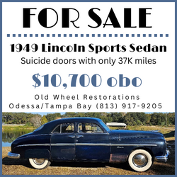 Florida Old Wheel Restorations car for sale 1949 Lincoln