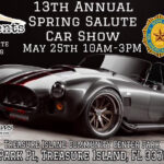 car show in treasure island florida on may 25