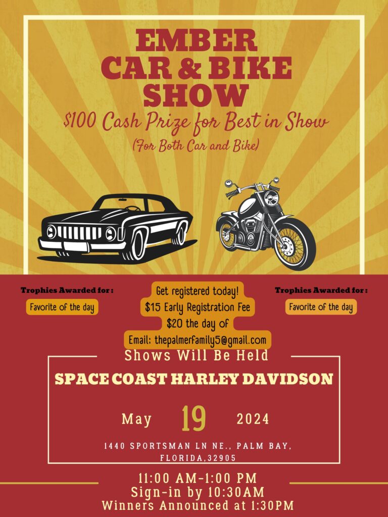 car show in palm bay florida on may 19