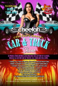 car show in hallendale beach florida on may 5