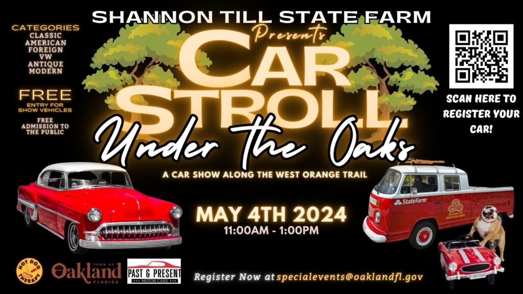 car show in oakland florida on may 4